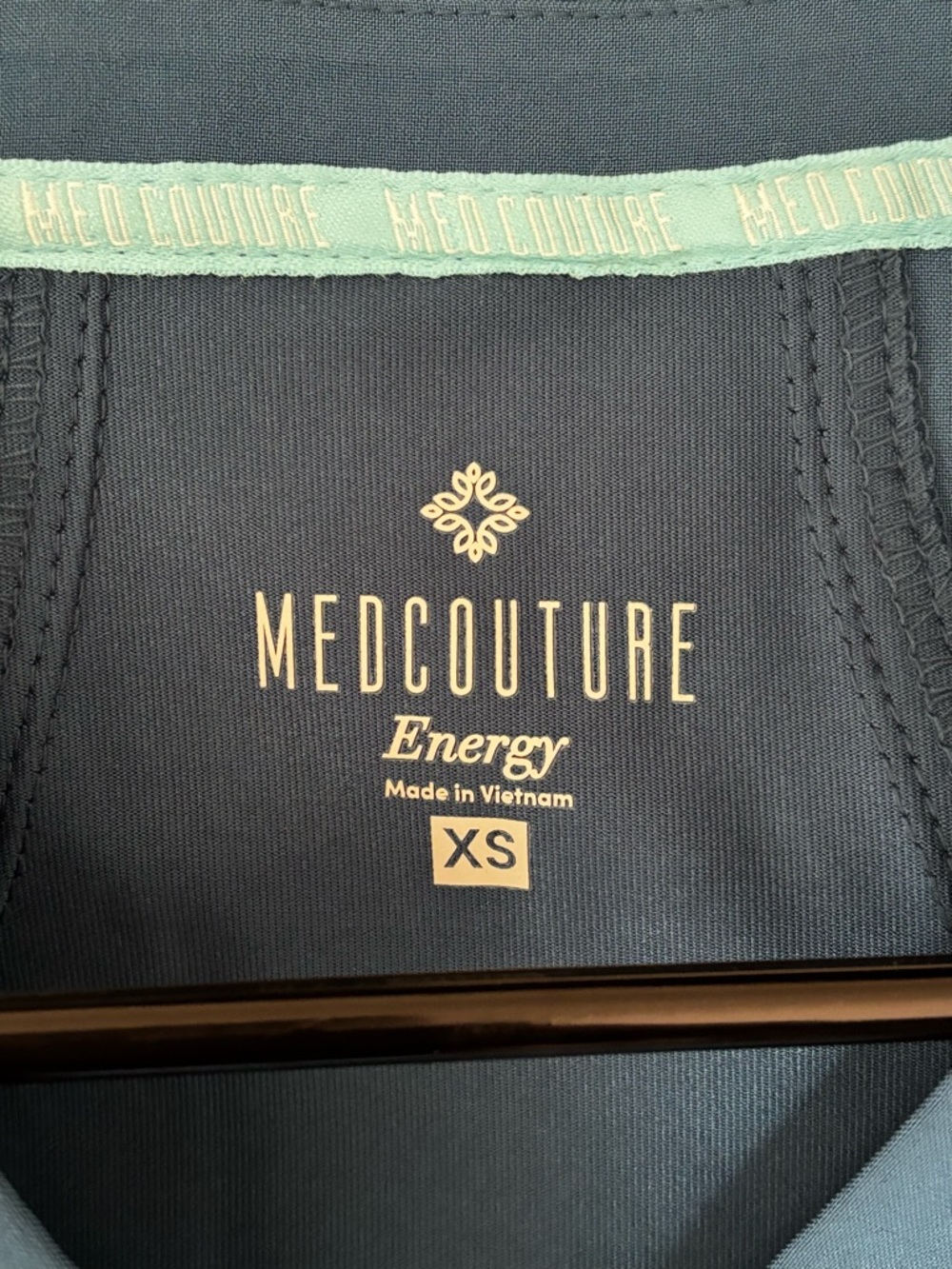 🎉BOGO 1/2🎉 Med Couture Teal V-Neck Scrub Top - Picture 4 of 6